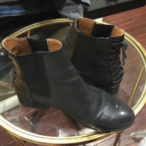 Also size 9.5 black boots